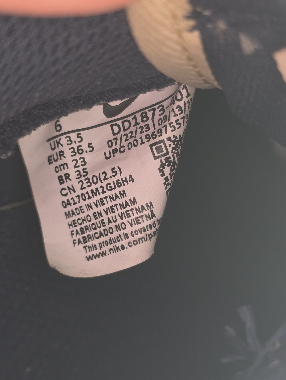 Nike Dunk Low Next Nature "Midnight Navy/Gold" sneakers 6 - Picture 12 of 13